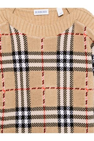maglione in lana beige BURBERRY KIDS | 8105822B9368